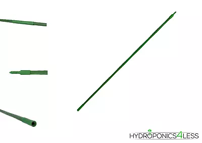 Plastic Garden Plant Support Sticks Canes Pole Tools Hydroponics Connectable 2ft • £5.49