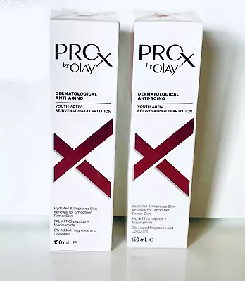 PROX By Olay Dermatological Anti-aging Youth Activ Clear Lotion 5Oz/150ml X 2 • $64.95