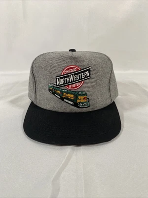 $30 • Buy Vintage Chicago Northwestern System Railroad Hat K Products Train Logo Strapback