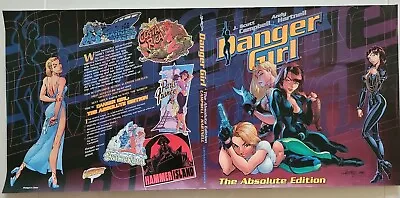 DANGER GIRL THE ABSOLUTE EDITION UNUSED BOOK POSTER 27  X 12  J. SCOTT CAMPBELL • $19.99