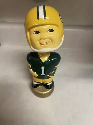 Vintage NFL Green Bay Packers Nodder Bobble Head • $17.24