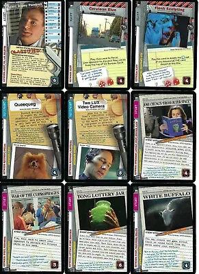 The X-Files CCG 101361 Expansion Pack Trading Cards Pick Your Rare 1997 • $4