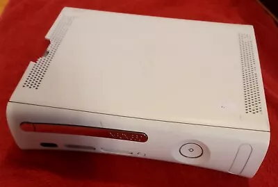 XBOX 360 White Console Only No HD For Parts Or Repair Not Working • $9.99