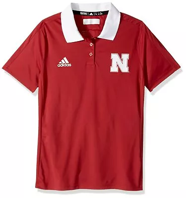 NCAA Nebraska Cornhuskers Adult Women NCAA Sideline Women's Polo Medium Pow... • $11.96