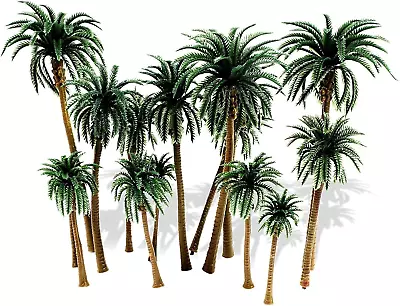 Miniature Model Palm Trees For Dioramas DIY Crafts (5 Sizes 15 Pieces) • $29.97