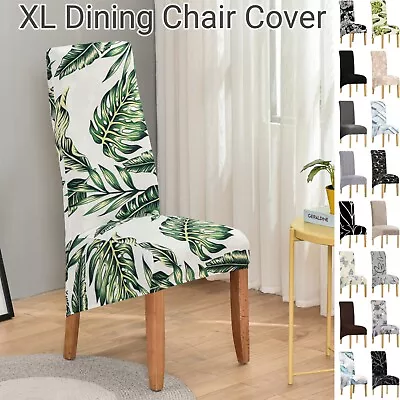 Stretch XL Dining Chair Cover Seat Slipcover Washable Wedding Party Chair Cover • $9.49