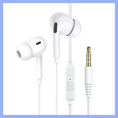 £2.99 • Buy Earphones For Apple IPhone IPad Samsung Headphones Hands Free With Mic 3.5MM Aux