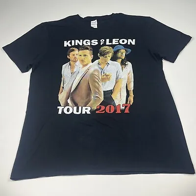 Kings Of Leon 2017  Walls Tour  Double Sided Concert Band Shirt Men's Large • $24.99