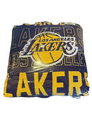 LA Lakers Woven Jacquard Throw Pillow • $15