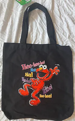 Sesame Street Elmo￼ Tote Bag Black New With Tags￼￼￼ Muppet Puppet World New!!￼￼￼ • $4.50