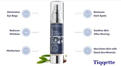 £75 • Buy Particle 6 In 1 - Anti Ageing Face Cream For Men 1.7 Oz 50ML- Eye Bags Treatment