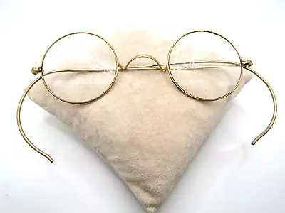 Vintage Rare Antique Gold Filled John Lennon Windsor Round Lenses Eyeglasses • $149.99