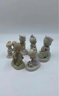 Precious Moments Growing In Grace And More Miniature Figurines Lot Of 6 • $10.50