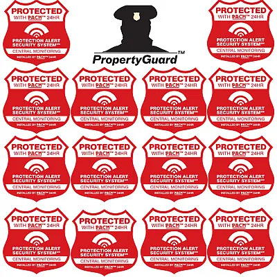 14 Security Alarm Stickers Bonus Auto Static Alarm Decal • $6.95