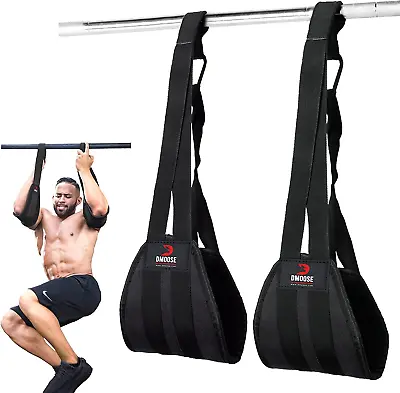 Hanging Ab Straps For Pull Up Bar & Abdominal Muscle Building Rip Resistant And • $41.73