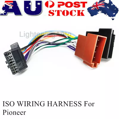 Harness ISO Wiring For Pioneer MVH-X175UI DEH-X1750 DEH-X2750UI MVH-X375BT • $12.99