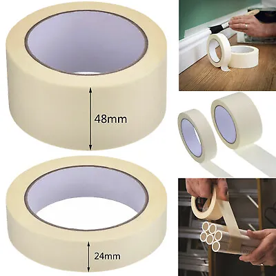 Masking Tape2  General Diy Craft Easy Tear Painter Painting Decorating Art Craft • £7.99