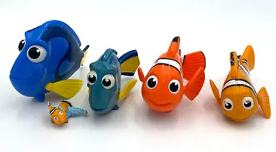 Vintage Finding Nemo Mini Figures With Wheels Toys Cars Marlin Dory Disney Pixar • $10