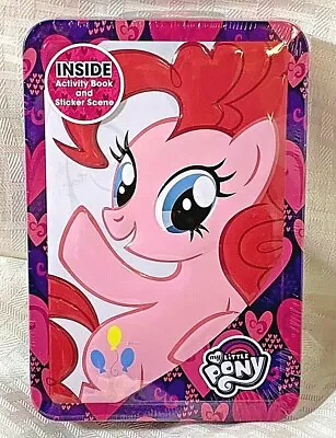 My Little Pony Activity Book And Stickers In Tin Box Pinkie Pie NEW • $9.99