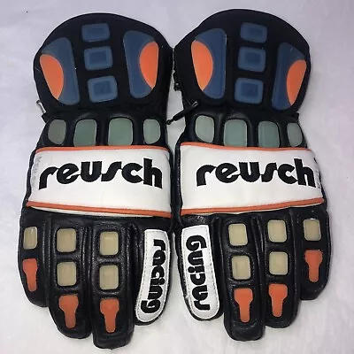 Reusch RACING Jurassic Grand Slalom Skiing Gloves Leather Thinsulate Size J/XL • $35