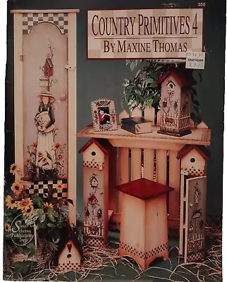 Country Primitives 4 By Maxine Thomas - Painting Book For Decorative Wood Crafts • $10