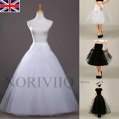 £18.39 • Buy New 3 Or 8 Layers Tulle No Hoop Wedding Dress Petticoat Underskirt Crinoline M1