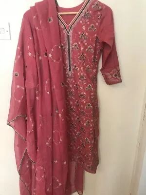 £15 • Buy Preloved Maria B/ Asim Jofa/ Sana Safinaz Suit Pakistani Designer Size XS
