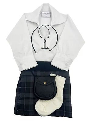 Easy Dress Baby Tartan Kilt Outfit Shirt Hose & Sporran Newborn - 4 Years • £52.99