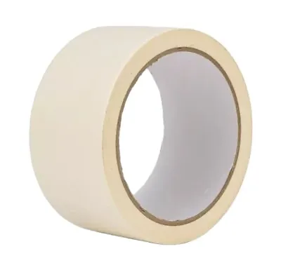 WHITE Masking Tape Decorating Craft Tape Low Tack Easy To Tear 48mm X 50m • £6.89