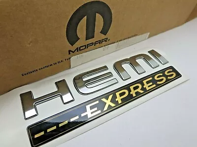 New OEM Mopar 2002 - 2010 Dodge RAM Hemi Express Nameplate Tailgate Badge Emblem • $29.50