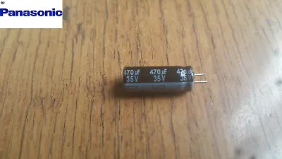 Panasonic 470uf 35v Electrolytic Capacitor 105 LOW ESR FR Series EEUFR1V471L • £0.99