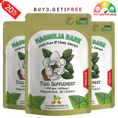 MAGNOLIA BARK Capsules 12000mg-Help With Digestion&Weight Control-Veg Caps • $4.98