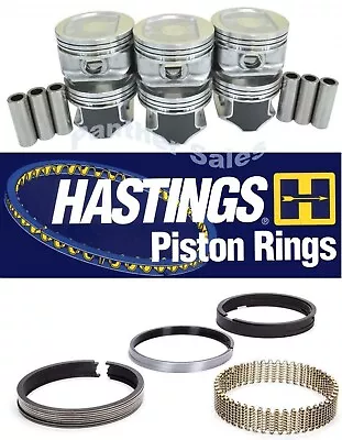 Hypereutectic Coated .030  Piston & Ring Set Rings Fit 1996-2006 4.0L Jeep TJ • $169