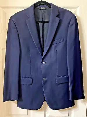 Jos A Bank Traveler's Collection Tailored Fit Navy Suit Jacket 49  Chest • $36.50