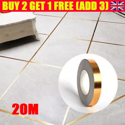 £4.29 • Buy 20M Roll Ceramic Tile Mildewproof Gap Tape Self-adhesive Waterproof Seam.Sticker