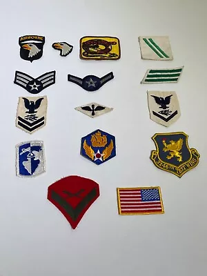 WW2 Vietnam US Military | AIR FORCE & ARMY | 101st Airborne | (15) Total Patches • $69