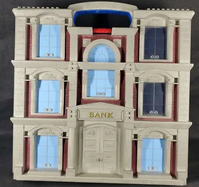 . MEGA BLOKS SPIDERMAN Downtown Bank Building Storage Minifig Carry Case Marvel  • $13.23