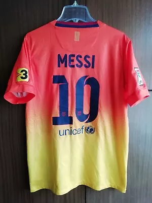 Barcelona Lionel Messi Away 2012 2013 Nike Youth XL 13-15Y Shirt Jersey Camiseta • $144