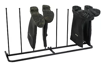 Woodside Steel Wellington Boot Rack 4 Pairs Walking Shoe Storage Stand • £16.99