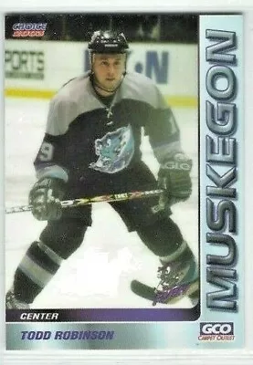 2002-03 Muskegon Fury (UHL) Todd Robinson • $2