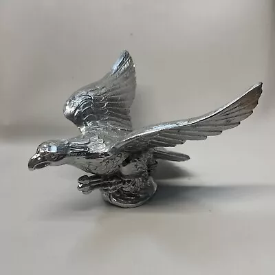 Vintage American Eagle Hood Ornament Hot Rod Rat Rod Cast Chrome • $75