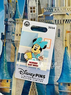 2024 Disney Parks Minnie Mouse Nurses Day Pin LR • $27.95