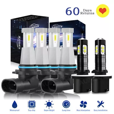 For Dodge Stealth 1994 LED Headlight High Low Beam+Fog Light Bulbs Combo Kit 6PC • $46.99