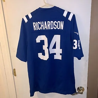 $23.96 • Buy Trent Richardson Indianapolis Colts Football Jersey Nike On Field Game Mens S