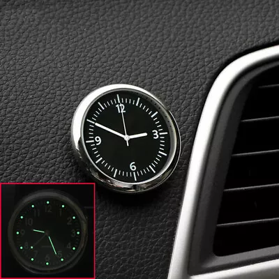 Car Pockets Mini Quartz Analog Watch Stick On Clock For Boat Bike Accessories • $11.32