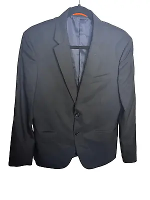 $64.97 • Buy Jack Spade Black 2 Button Double Vented Sport Coat Jacket Blazer Sz 40 Men's