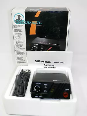 $90.24 • Buy Informer RD-2 By Regency Anti-Falsing Radar Detector - Dual Band LED Display EUC