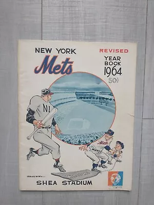 1964 New York Mets Yearbook Revised Shea Stadium • $30