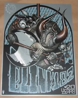 Blink 182 20th Anniversary Poster Print Greg Craola Simkins Numbered 2012 • $101.82