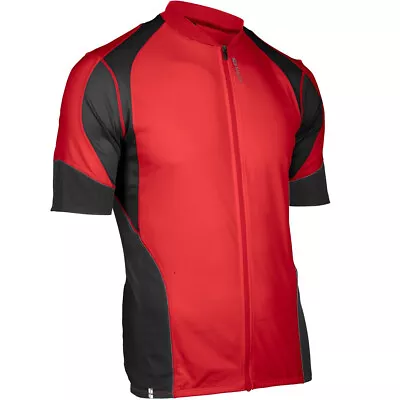 Sugoi RPM Mens Full-Zip Cycling Jersey - Red SIZE MEDIUM • $29